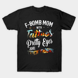 F-Bomb Mom With Tatoos T-Shirt